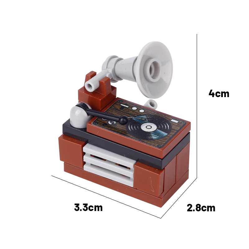 City Music Recorder DJ Station - Lego Minifigure Holder ulasan dan harga