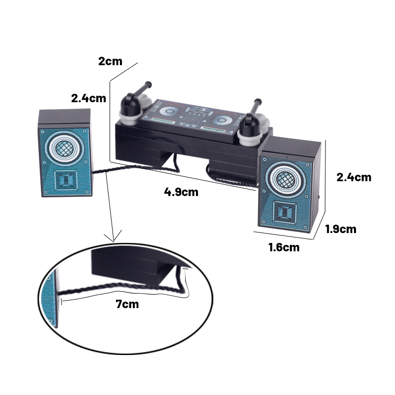 City Music Recorder DJ Station - Lego Minifigure Holder ulasan dan harga