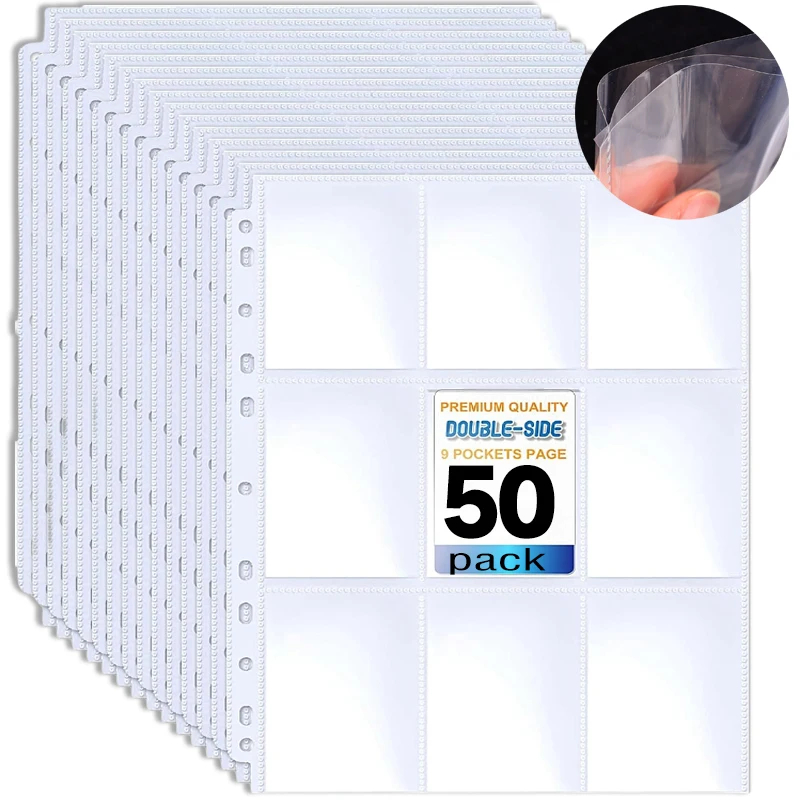 5~20PCS A4 Size 9 Pocket Tradi - Card Penny Sleeve ulasan dan harga