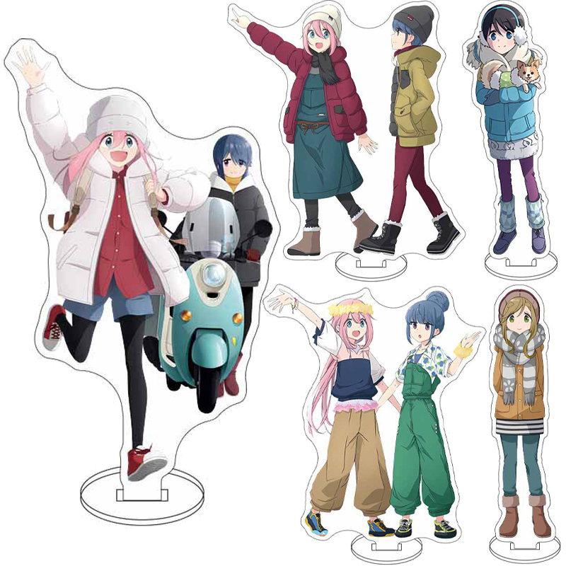 16CM Anime ‌Yuru Camp Figure R - Figma Stand Set ulasan dan harga