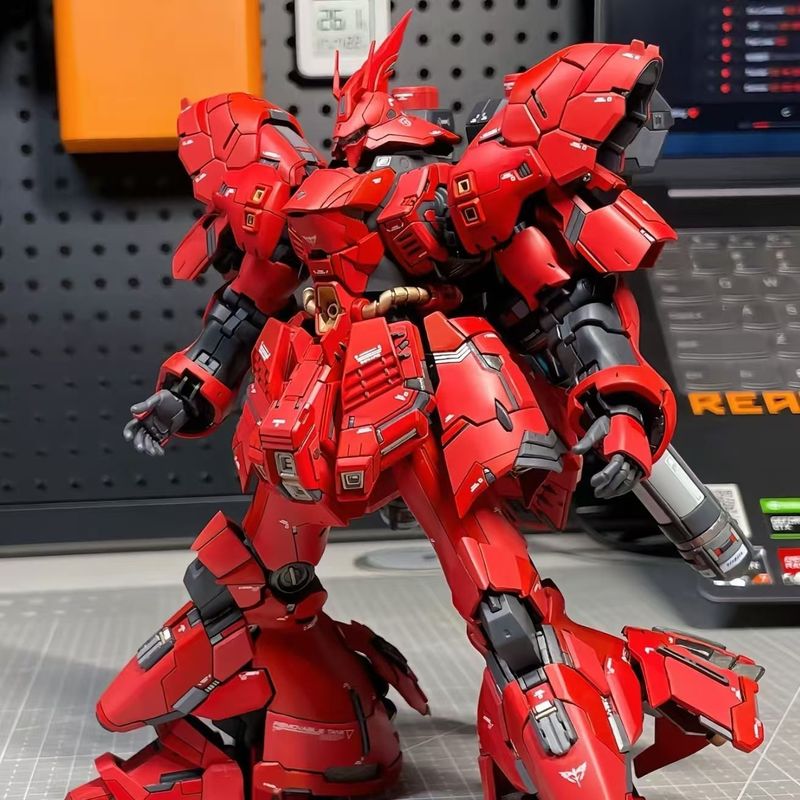 Sazabi Rg 1/144 Mech Assembly  - Bandai Model Gundam Rg ulasan dan harga
