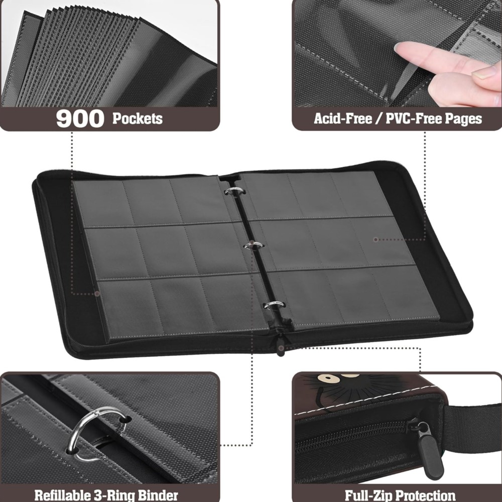 Card Binder 9 Pocket Double Si - Trading Card Binder ulasan dan harga