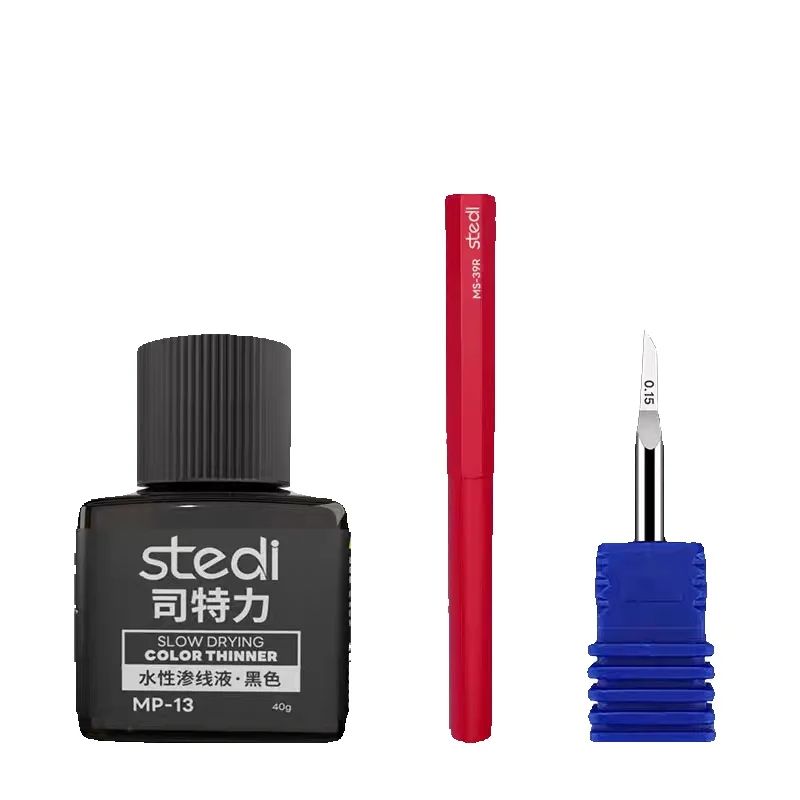 40g Stedi Panel Line Water-bas - Tamiya Model Paint Set ulasan dan harga