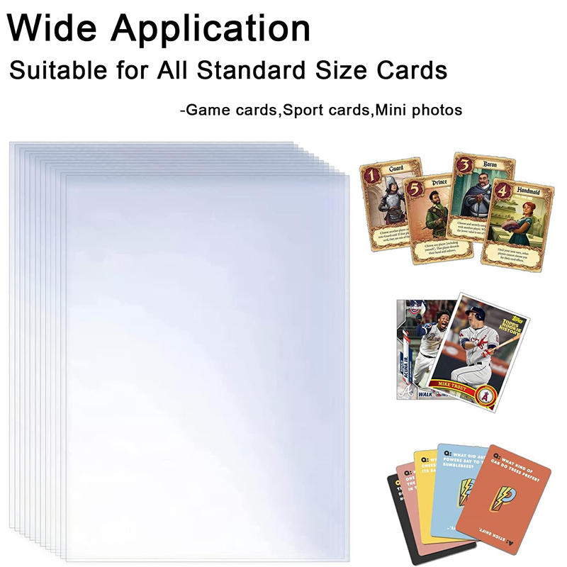 100-600pcs Card Sleeves Hard S - Card Top Loader ulasan dan harga