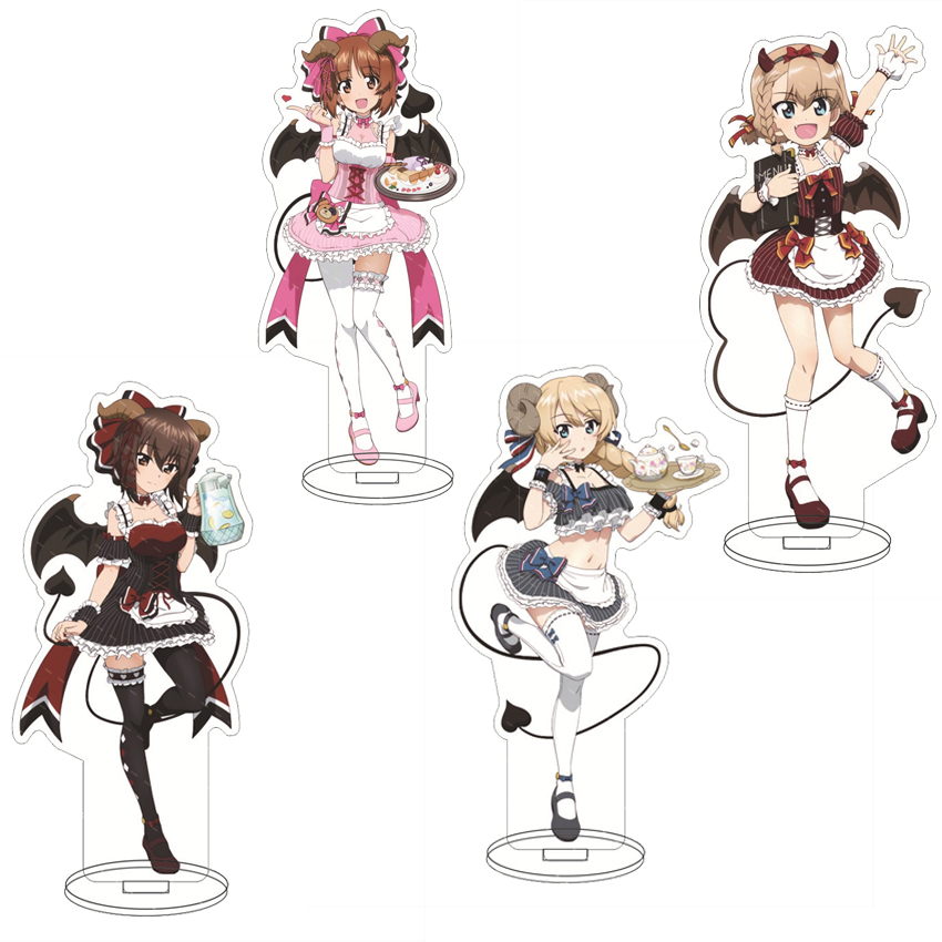 16CM Anime Acrylic Stand GIRLS - Figma Stand Set ulasan dan harga