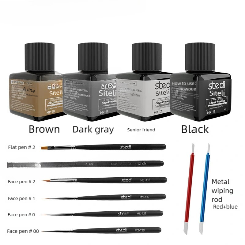 Stedi MP07-MP28 40g Water-base - Tamiya Model Paint Set ulasan dan harga