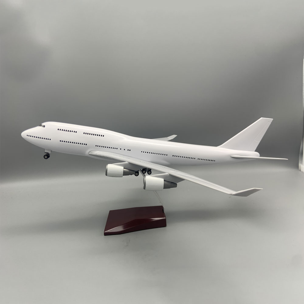 47CM Blank White DIY Airplane  - Model Airplane Plastic ulasan dan harga