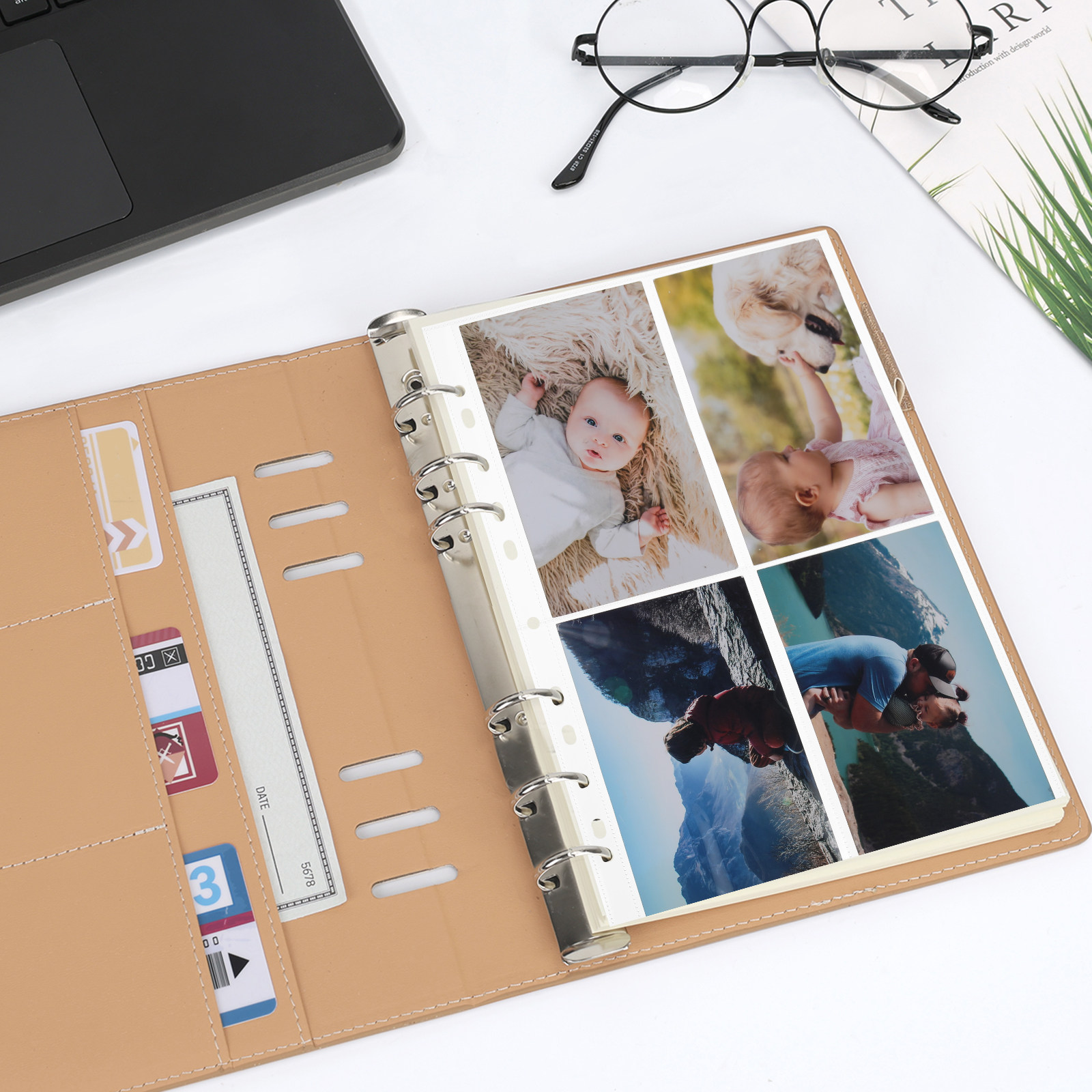 30Pcs Four-Pocket Card Sleeve  - Trading Card Binder ulasan dan harga