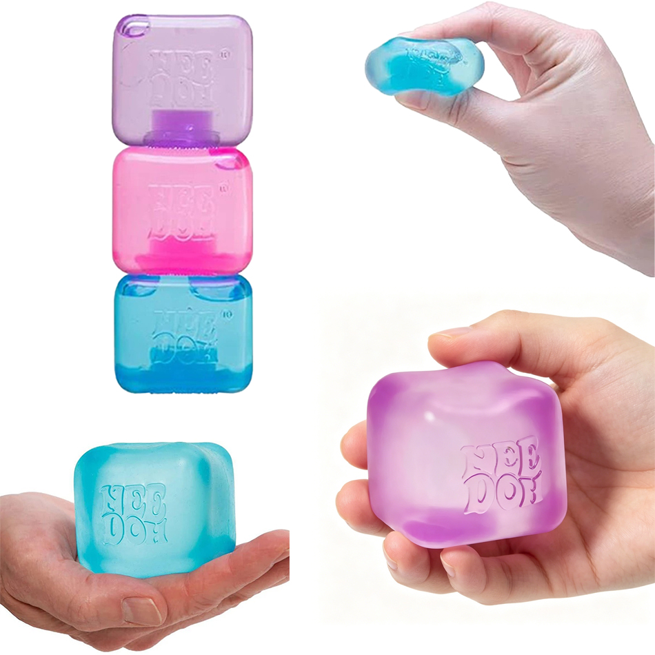1-4pcs Schylling Nee Boh Nice  - Fidget Cube Original ulasan dan harga